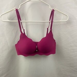 Victoria's Secret Push Up 34B Bra "Secret Embrace" Very Sexy Pink Purple